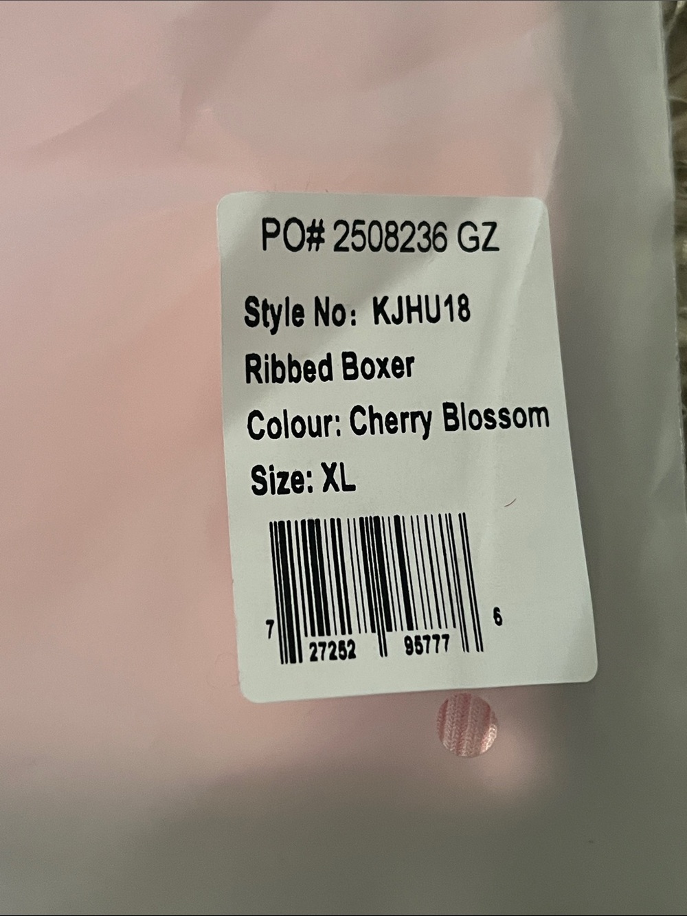 Comfrt Ribbed Boxer - Cherry Blossom - Picture 7 of 7